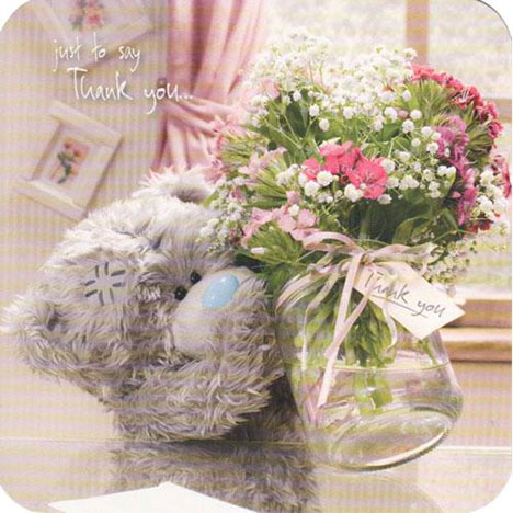 Thank You Me to You Bear Card £1.95